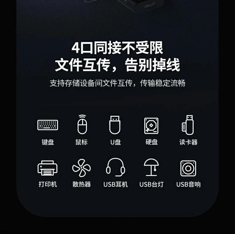 Android平板通过扩展坞连接U盘读取4K视频