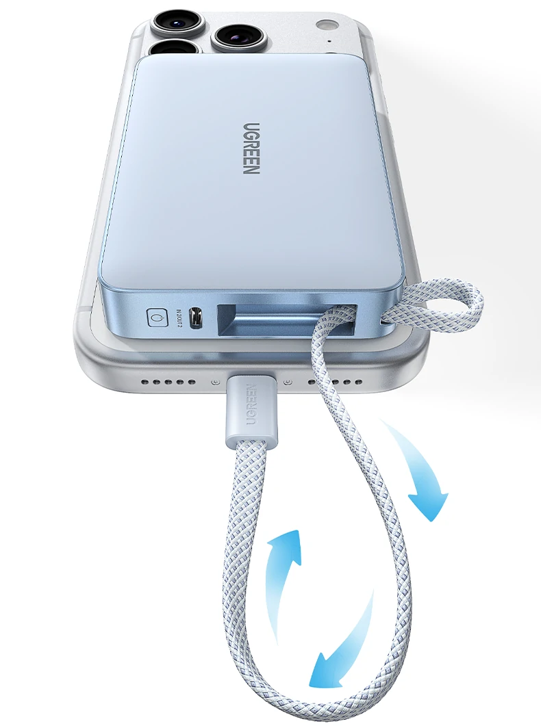 意昂2PB594磁吸无线充移动电源磁吸充or有线充