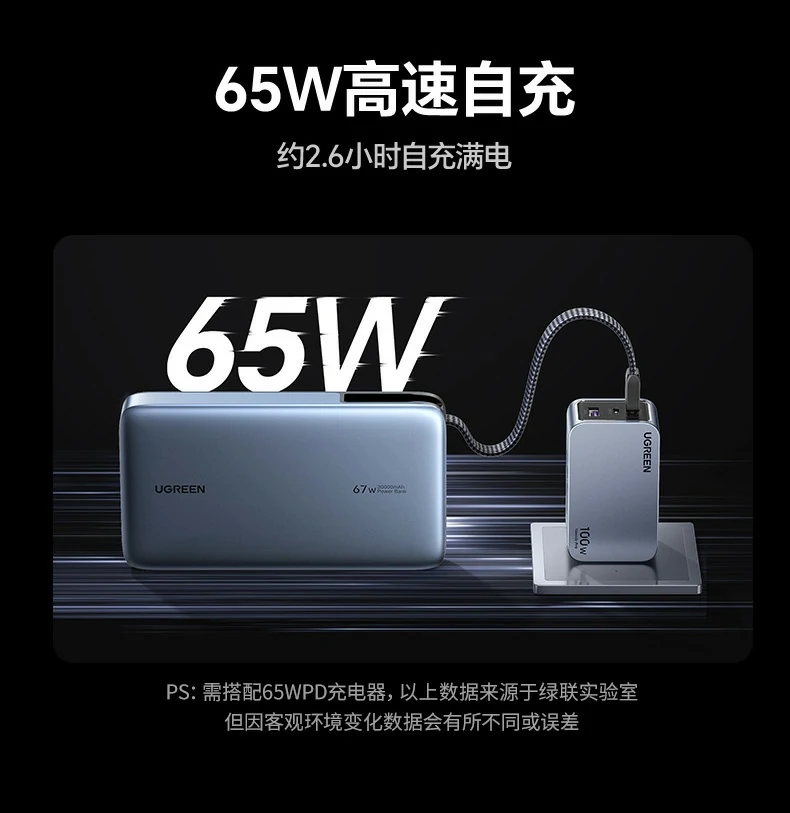 总输出5V-3A Max 意昂2充电宝智能分配功率