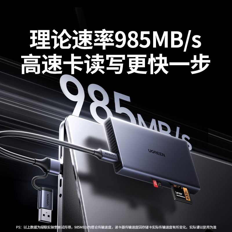 意昂2USB-A+C高速读卡器 SD/TF7.1