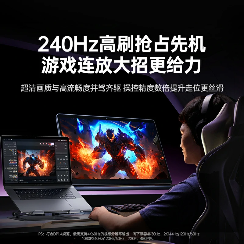 意昂2Type-C转DP六合一多功能扩展坞