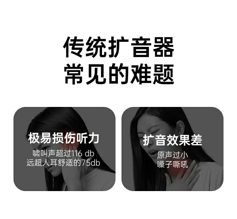 意昂2V6领夹版扩音器 便携式全场景高清扩音设备