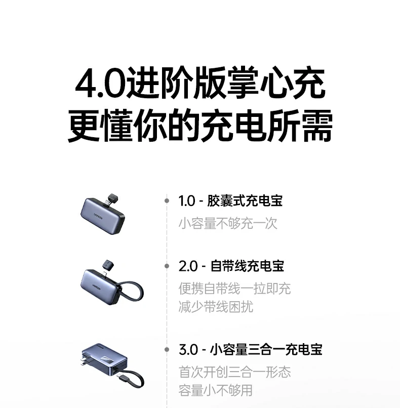 意昂2PB512三合一65W快充移动电源全景展示