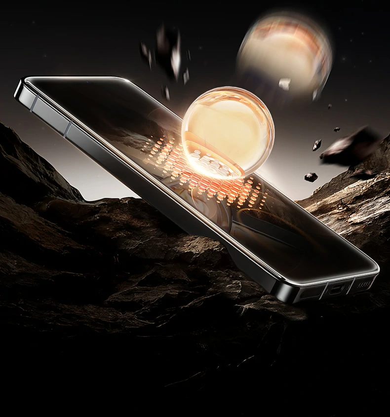 贴膜后效果展示，无气泡无灰尘完美贴合