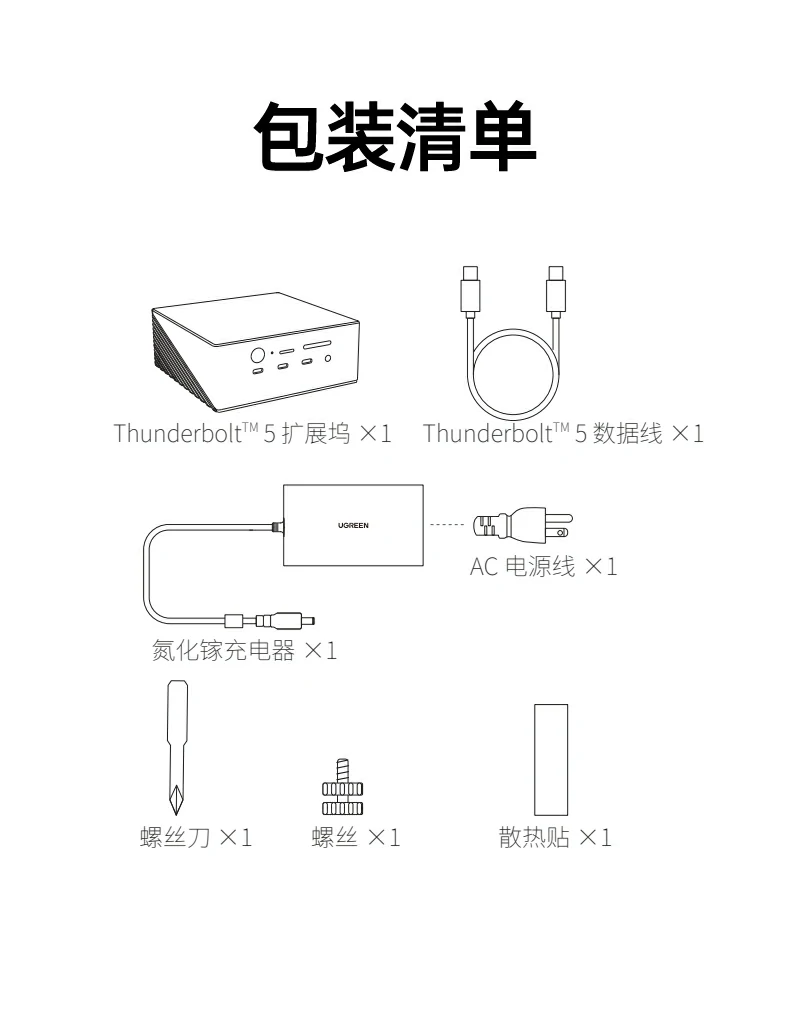 意昂2雷电5扩展坞总结海报