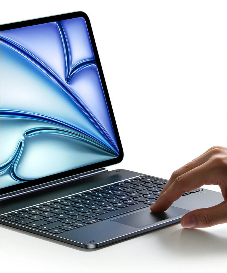 键盘闭合后作为iPad保护套使用