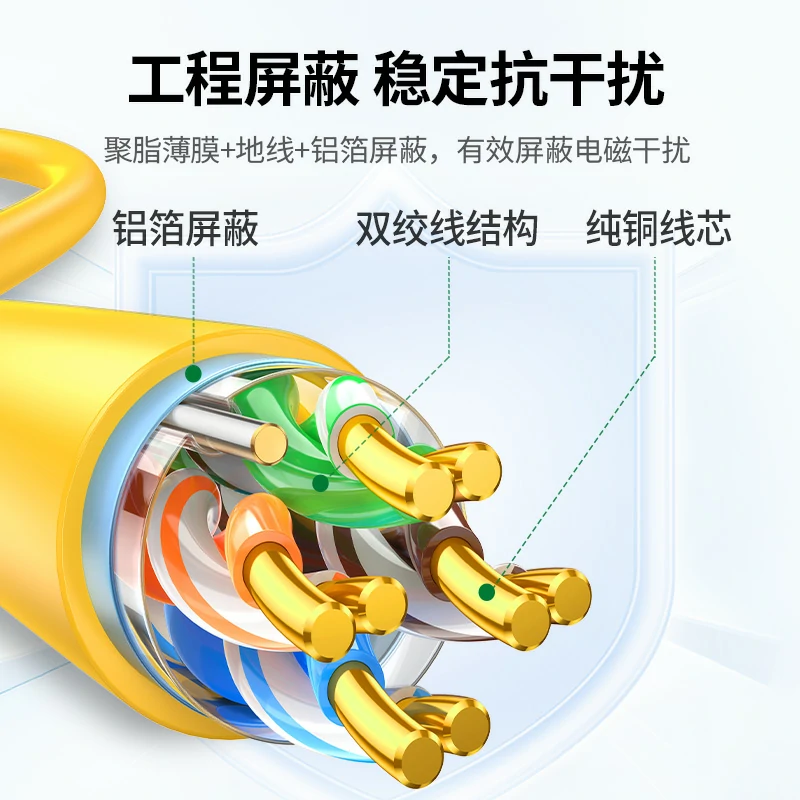 意昂2超五类千兆单屏蔽纯铜网络箱线