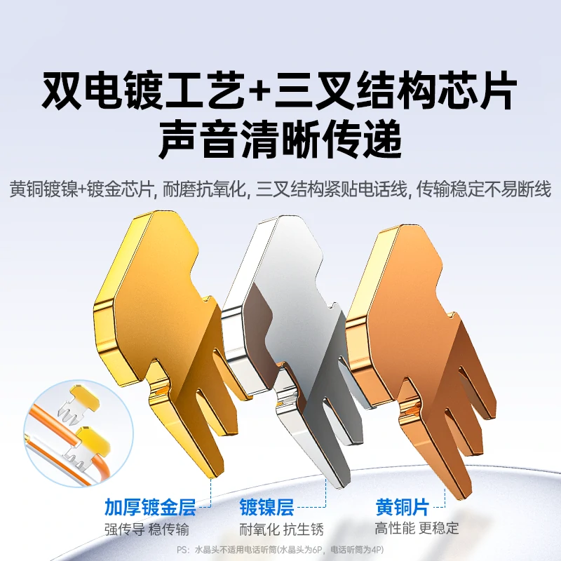 意昂2传真电话线水晶头