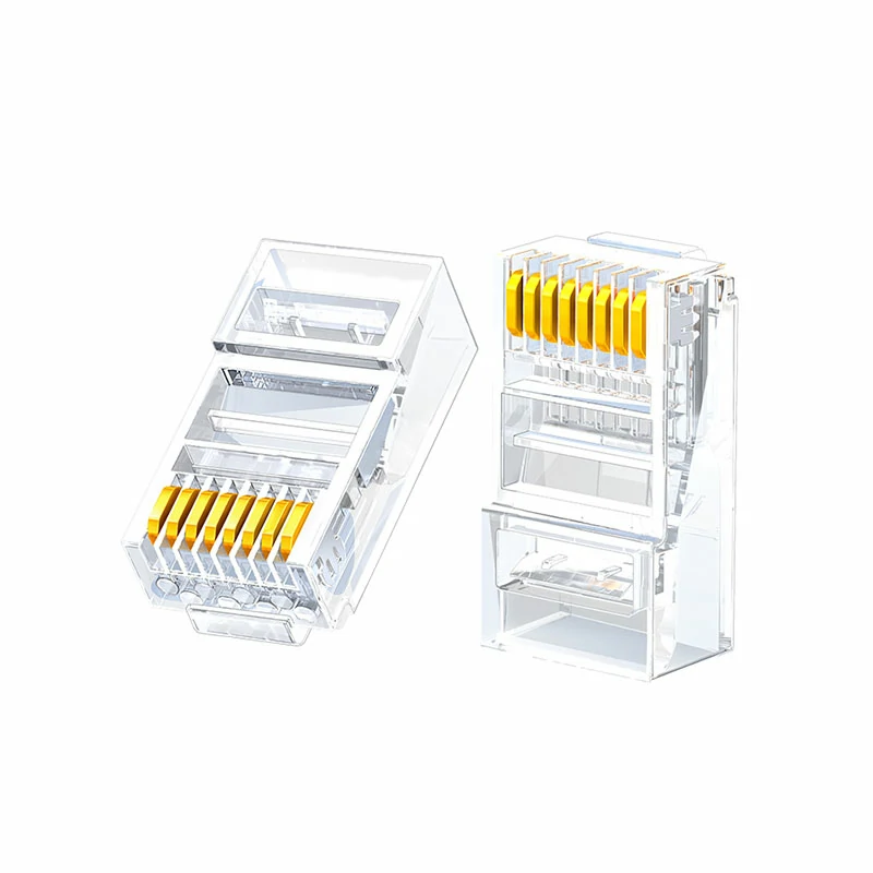 意昂2六类非屏蔽水晶头 RJ45千兆网线接头