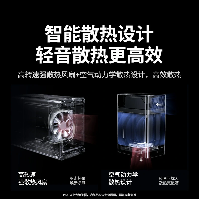 意昂2双盘位硬盘柜 10Gbps高速 64TB扩容