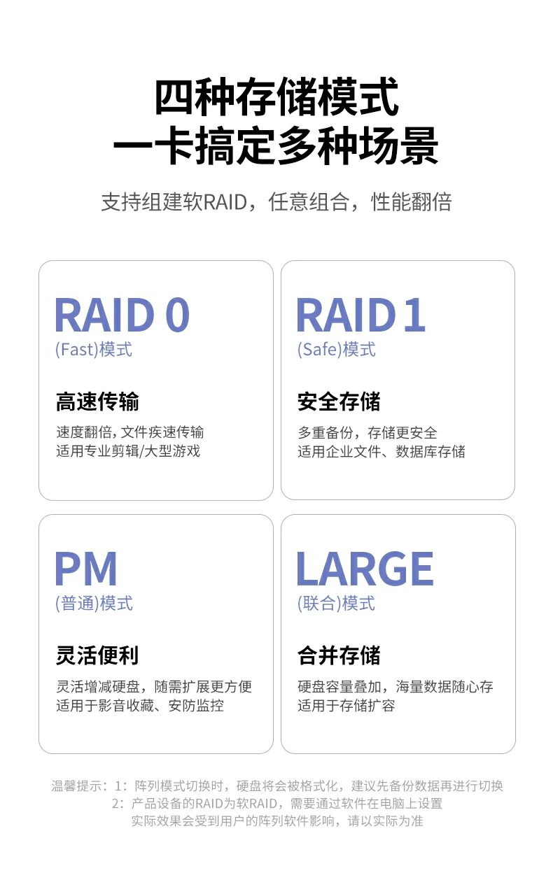 意昂275505双盘M.2 NVMe扩展卡免驱直插主板演示