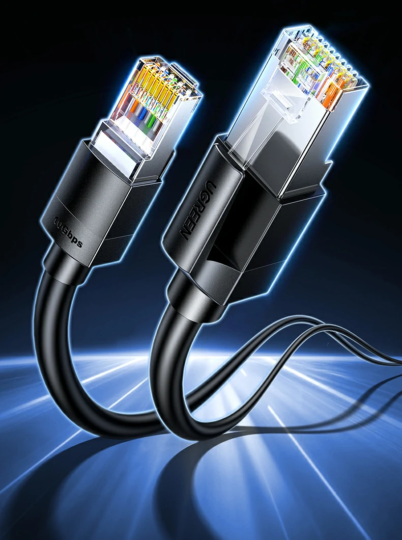 意昂2NW331超六类万兆屏蔽网线双层铝箔+地线屏蔽结构特写