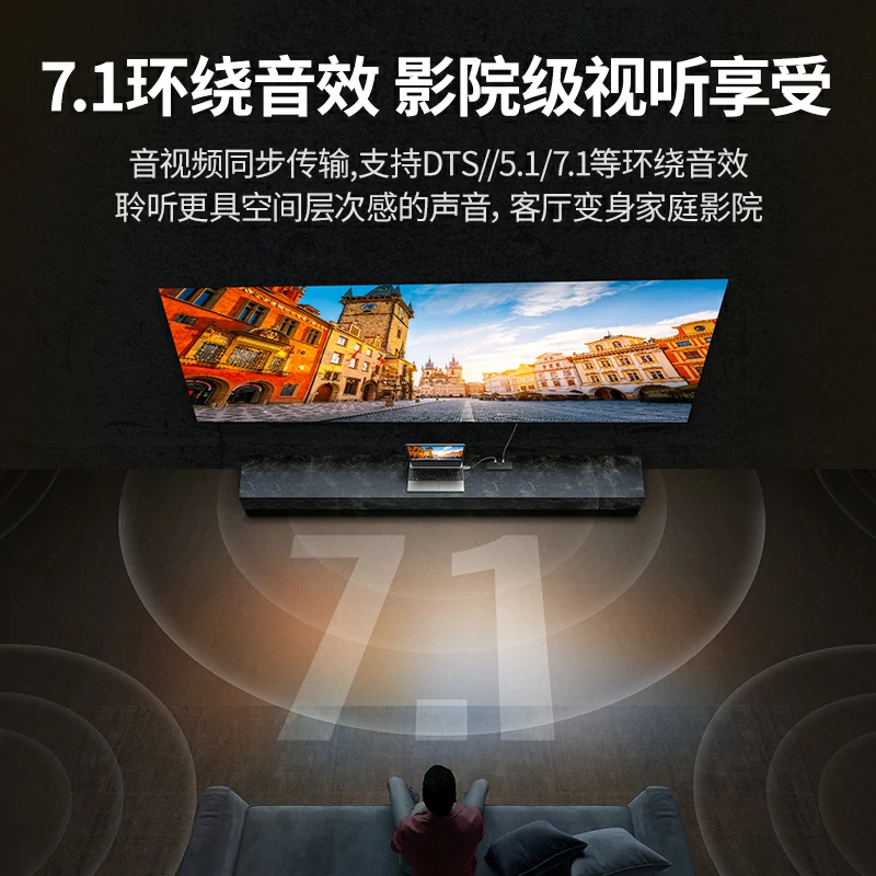 意昂2HDMI切换器五进一出 4K