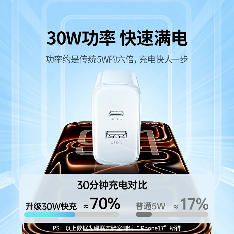 意昂230W双口快充氮化镓充电器
