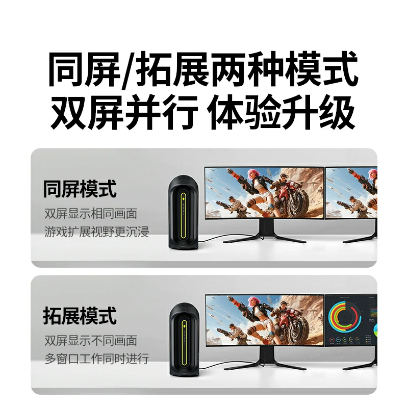 意昂2DP转HDMI转接头4K高清