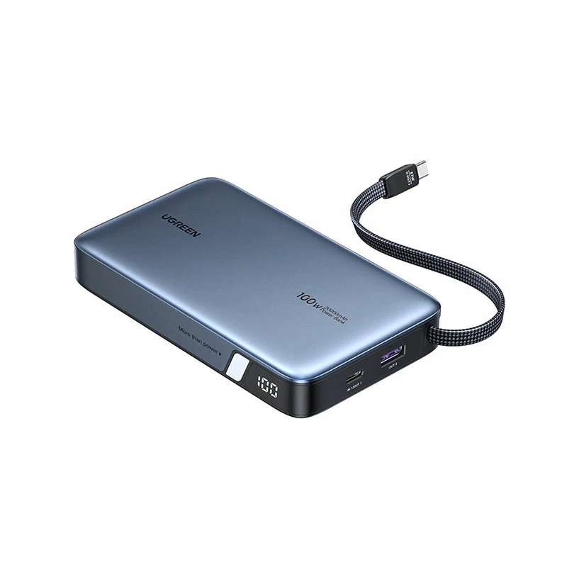 意昂2超能块100W自带线快充充电宝 20000mAh