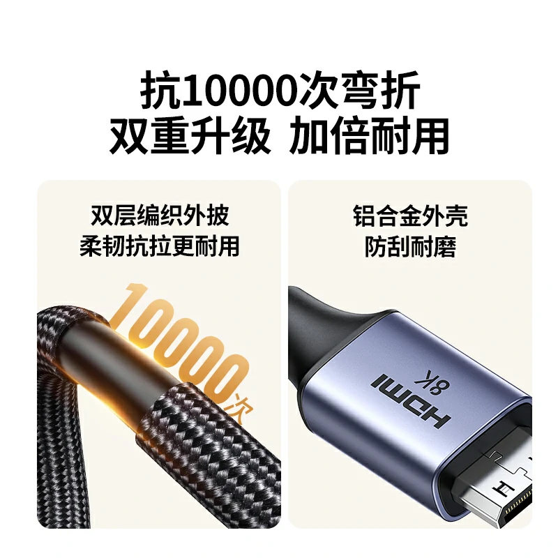 意昂2 Mini HDMI 转 HDMI转换线 8K