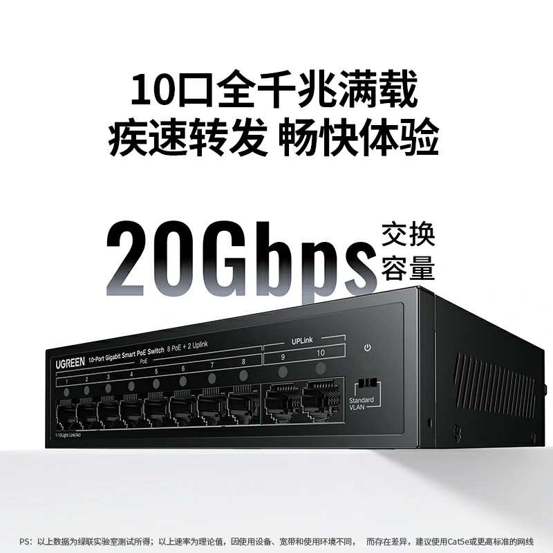 意昂210口千兆PoE以太网交换机