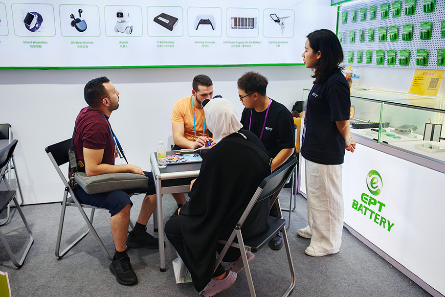 广交会现场交流