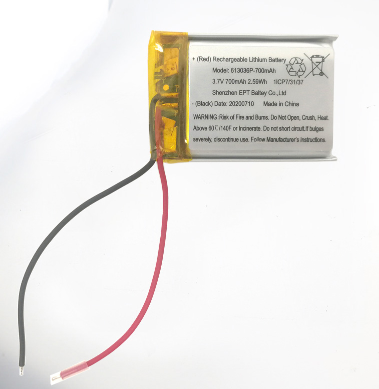 3.7V 862535P 700mAh 按摩棒聚合物锂电池 3.7V 862535P 700mAh 按摩棒聚合物锂电池