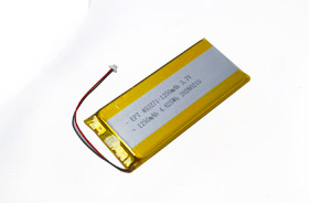 3.7V 403271 1250mAh 温度报警器聚合物锂电池